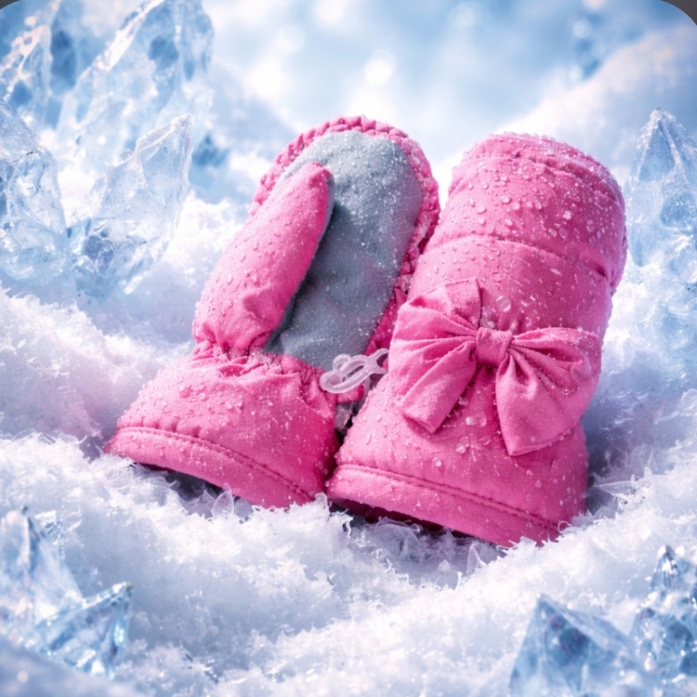 Thinsulate 3M Insulated Little Girls Winter Mittens 4y-5y Old Girl